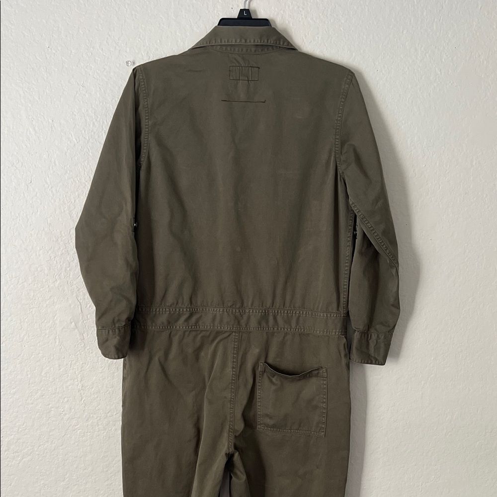 Like New! Current/Elliott The Mechanic Cotton Twill Jumpsuit Army Green Size 1 - Picture 6 of 15